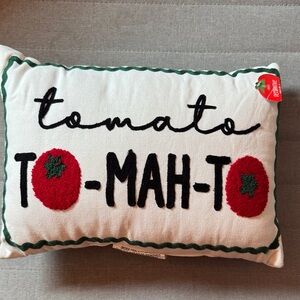 Target Red and Green Tomato Decorative Pillow